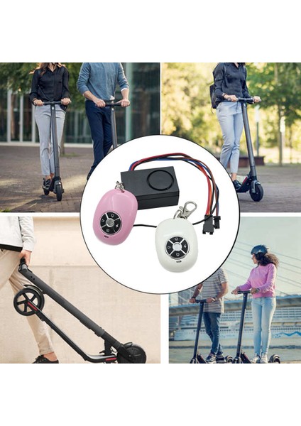 Anti-Hırsızlık Anahtar Alarmı 36V-48V Kugoo M4 Mini Katlanır Elektrikli Scooter Uzaktan Kumanda Anti-Hırsızlık Cihazı Kiti Çift Kafa (Yurt Dışından)