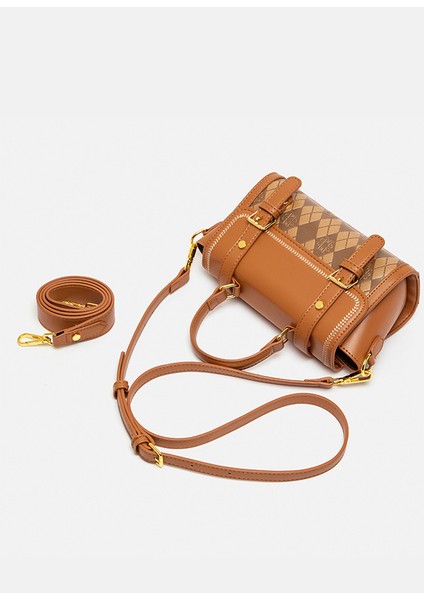 Elmas Boston Yastık Moda Çok Yönlü Çanta Retro Omuz Crossbody Çanta (Yurt Dışından) indirimleri