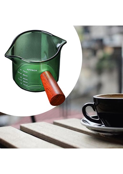 , Çift Ağıı Mini Ölçü Kabı Espresso Aksesuarları Yeşil 5.5X6CM (Yurt Dışından)
