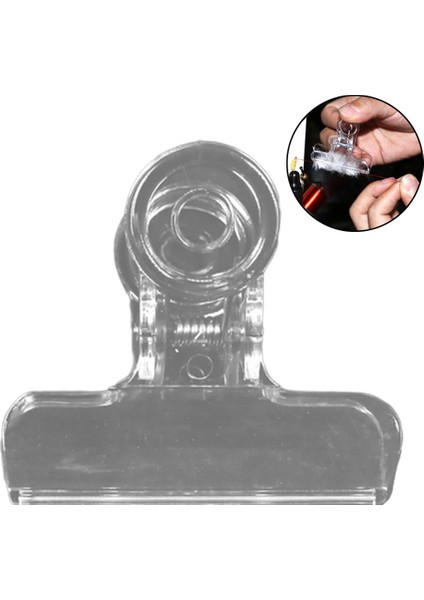 4 Şeffaf Bağ Cdc Dublaj Hackle Tutma Araçları Bağ 45MM (Yurt Dışından)