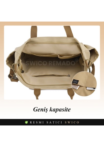 Kadınlar Için Büyük Kapasiteli Günlük Omuz Çantası Tote Çanta (Yurt Dışından) fırsatları