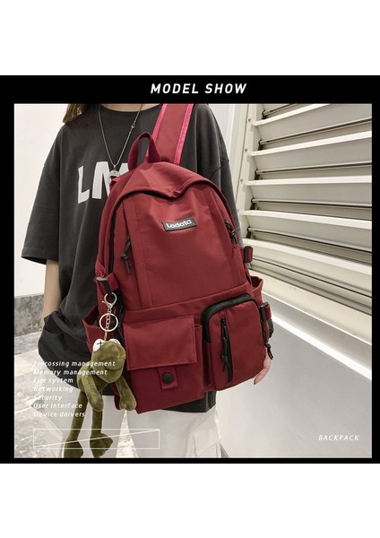 Minimalist Sırt Çantası Erkek Yeni Rahat Kore Versiyonu Büyük Kapasiteli Seyahat Sırt Çantası (Yurt Dışından) indirimleri