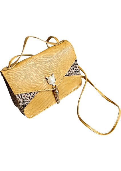 Kadın Flap Omuz Çantaları Yaz Açık Seyahat Için Moda Tote Çanta Sarı (Yurt Dışından) modelleri