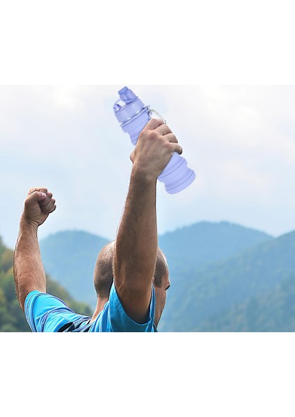 Spor Içecek Şişesi 500ML Yıkılabilir Su Şişesi Işık A (Yurt Dışından) indirimleri