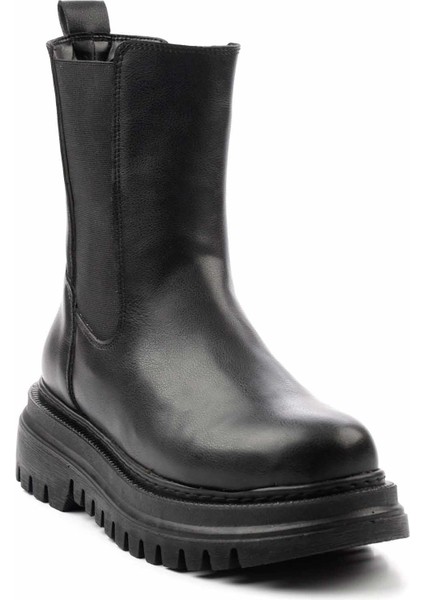 Siyah Kadın Bot & Bootie K02129051509