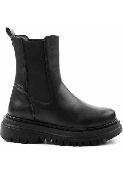 Siyah Kadın Bot & Bootie K02129051509