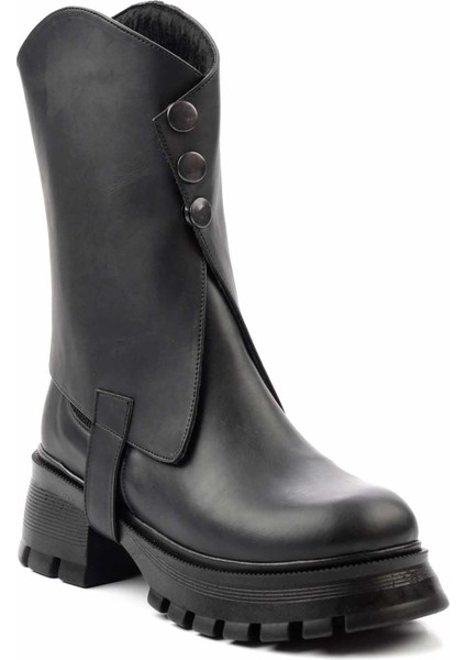 Siyah Kadın Bot & Bootie K02411160109