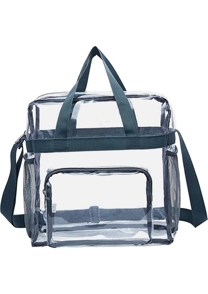 Kamp Etkinlikleri Alışveriş Gri Için Pvc Tote Dayanıklı Çanta Stadyum (Yurt Dışından)