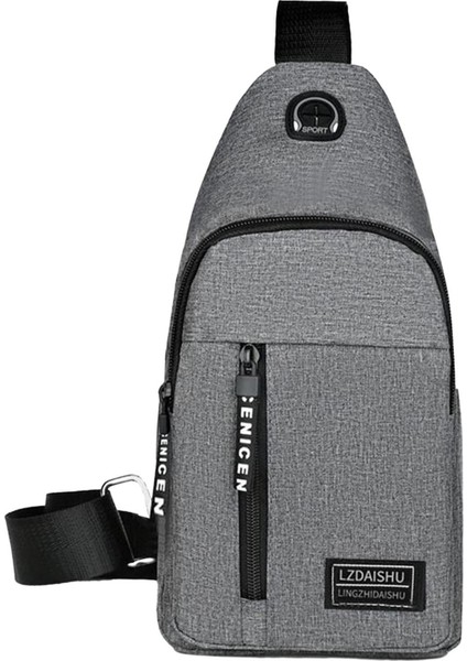 Moda Göğüs Çantası Su Geçirmez Göğüs Küçük I Gri (Yurt Dışından) modelleri