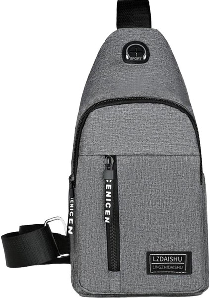 Moda Göğüs Çantası Su Geçirmez Göğüs Küçük I Gri (Yurt Dışından) fırsatları