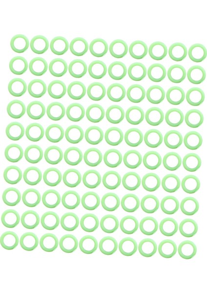 100 Adet Çadır Hissesi Halkaları 15MM Floresan Çadır Çivi Halkaları Açık Kamp Için (Yurt Dışından)