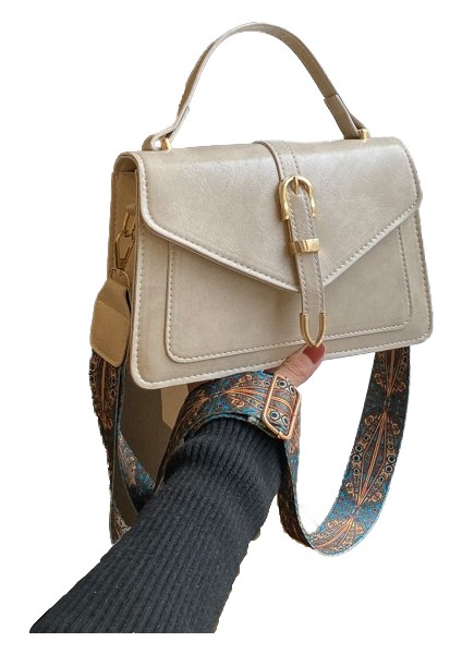 Yeni Moda Tek Omuz Çapraz Çapraz Küçük Kare Çanta Vintage Çanta (Yurt Dışından)