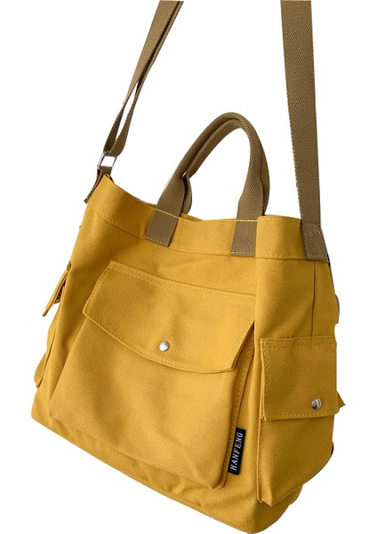 Kanvas Çanta Omuzdan Askili Çanta (Yurt Dışından)