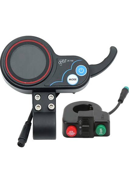 JX-168 Elektrikli Scooter Kontrol Paneli Ölçer 36V 48V Ayarlanabilir + Anahtarı 6pın Gaz Aksesuarları Elektrikli Scooter Için (Yurt Dışından)