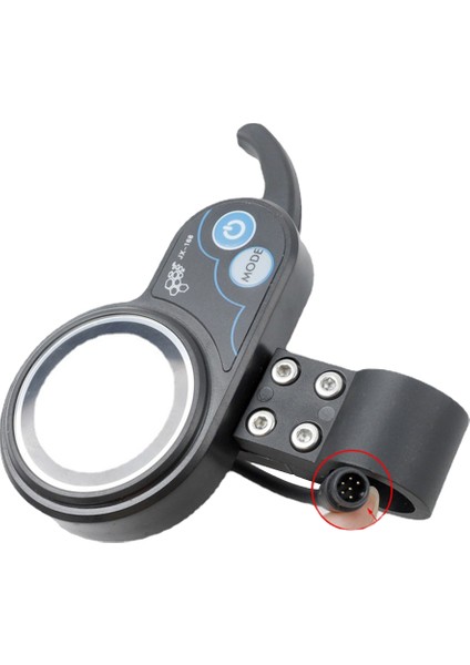 JX-168 Elektrikli Scooter Kontrol Paneli Ölçer 36V 48V Ayarlanabilir + Anahtarı 6pın Gaz Aksesuarları Elektrikli Scooter Için (Yurt Dışından)