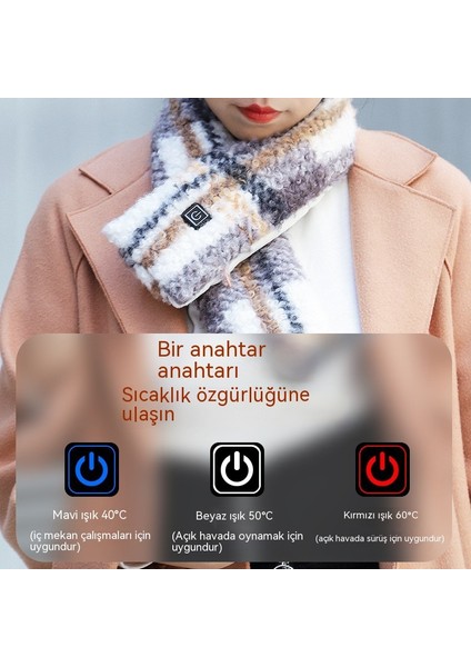Kadın Açık USB Akıllı Isıtma Eşarp (Yurt Dışından) modelleri