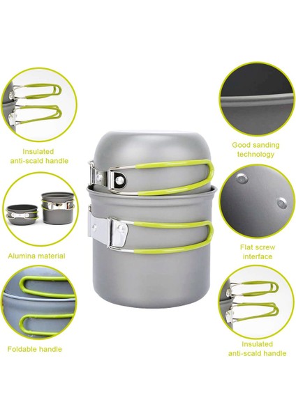 Ultra Hafif Taşınabilir Açık Hava Kamp Ocak 13 Parçalı Set (Yurt Dışından) fırsatları