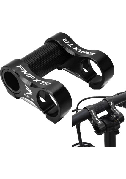 Katlanır Bisiklet Çift Kök Yükseltici Gidon Kök 4mm/1" Katlanır Bisiklet Siyah Için (Yurt Dışından)