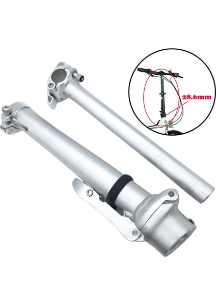 Katlanır Gö Ayarlanabilir 1-1/8" Borusu Döngüsü 440MM 30 Ila 44CM (Yurt Dışından) indirimleri