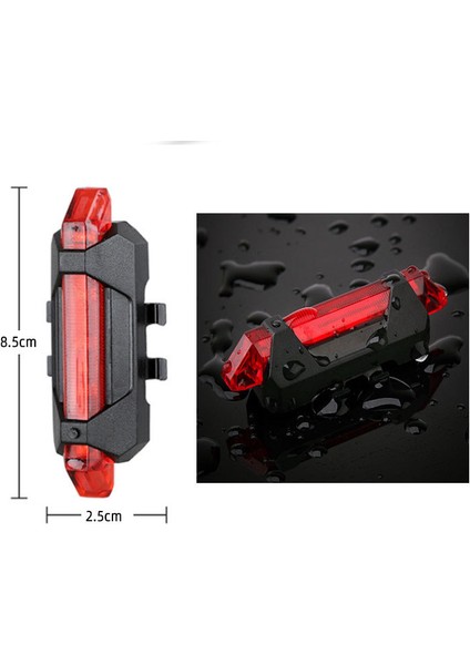Bisiklet Uyarı Işığı USB Aydınlatma Far Arka Lamba Seti (Yurt Dışından) modelleri