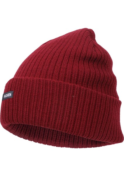 Şkin Örgü I Kadınlar Için Kış Ş Kayak Büyük Boy Kar Kafatası Kırmızı (Yurt Dışından)