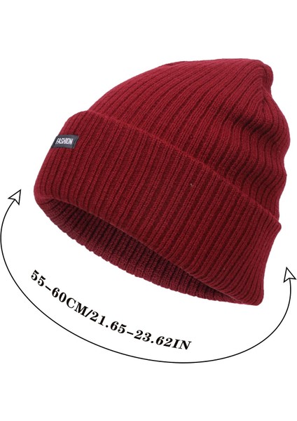 Şkin Örgü I Kadınlar Için Kış Ş Kayak Büyük Boy Kar Kafatası Kırmızı (Yurt Dışından) fırsatları