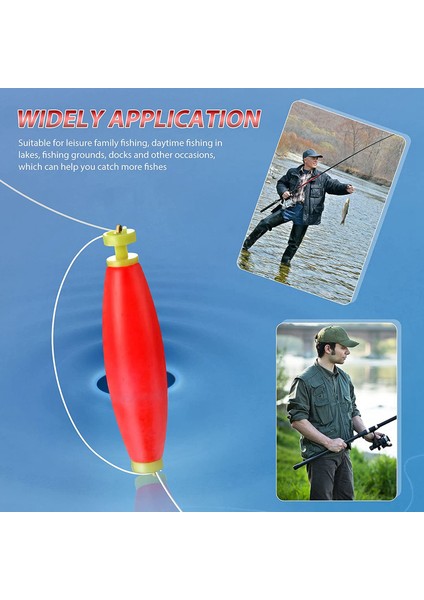 20 Adet Balıkçılık Bobbers Ağırlıklı Köpük Snap Şamandıra Ağırlıklı Bobbers Olta Takımı Aksesuarları Balıkçılık Malzemeleri (Yurt Dışından) modelleri