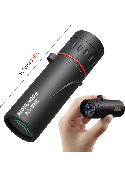 2000X24 Hd Moculr Lcop Mini Şınilir Moil Lkop Holdr Dışrı Cmping Dwching Lcop (Yurt Dışından) fiyatları