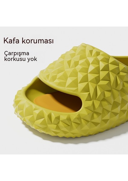 Durian Terlik Kadın Yaz Ev Kapalı Eva Kalın Tabanlı (Yurt Dışından)