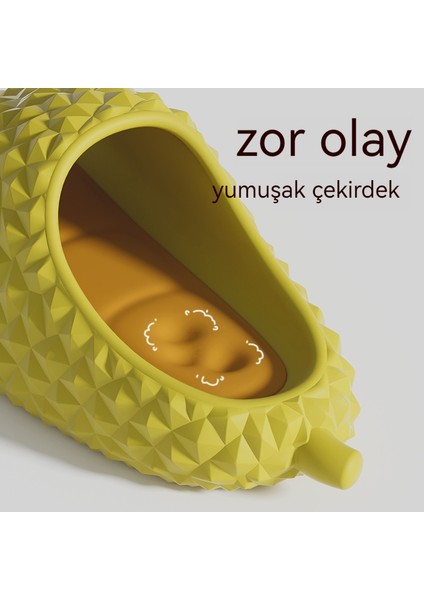 Durian Terlik Kadın Yaz Ev Kapalı Eva Kalın Tabanlı (Yurt Dışından)