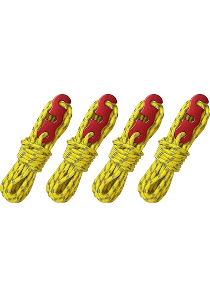 4 Adet Açık Guy Hatları Sırt Çantasıyla Seyahat Kamp Halat Kordon Tarp Kamp Çadırı Kabloları Sarı (Yurt Dışından) fiyatları