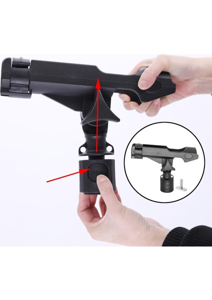 Ayarlanabilir Olta Çubuk Tüp Tutucu Yan Alet Aksesuar Tip B (Yurt Dışından) fırsatları