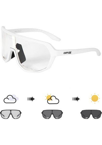 Erkek Bisiklet Gözlükleri, Renk Değiştiren Profesyonel Gözlükler ve Güneş Gözlükleri (Yurt Dışından)