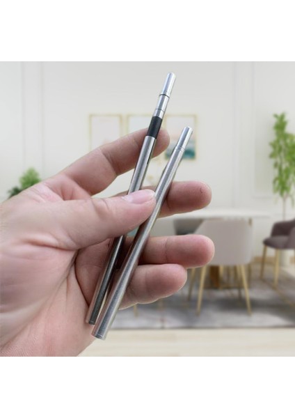 Taşınabilir Yemek Çubukları Seyahat Yeniden Kullanılabilir Katlanabilir Çatal Bıçak Aletleri Paslanmazdan Yapılmıştır (Yurt Dışından) indirimleri