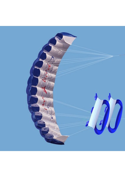 Çift Hatlı 1.4 M Uçurtma Uçurtma Ü Güç Parafoil Yaz Oyuncak Mavi (Yurt Dışından)