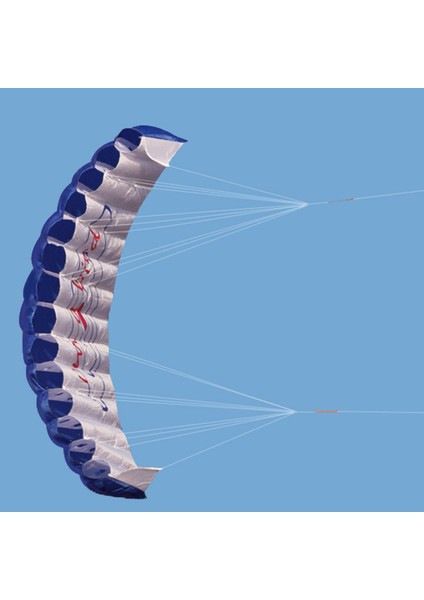 Çift Hatlı 1.4 M Uçurtma Uçurtma Ü Güç Parafoil Yaz Oyuncak Mavi (Yurt Dışından)