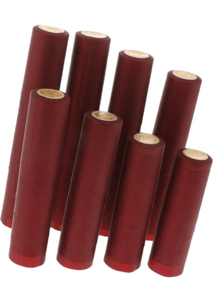 100 Pvc Şişe Boş Ticari Sınıf Şişe, Shrinkli, Modern Yükselen Su 34MM -Burgundy() (Yurt Dışından)