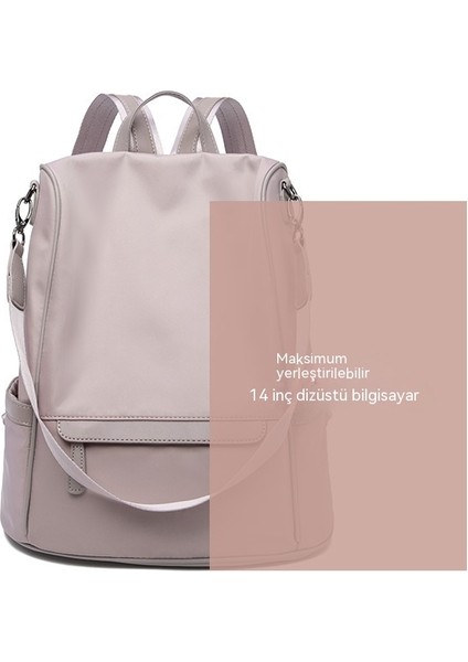 Oxford Kumaş Sırt Çantası Kadın 2022 Yeni Moda Trendi Vahşi Seyahat Büyük Kapasiteli Okul Çantası Bayan Sırt Çantası (Yurt Dışından)