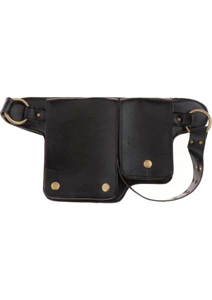 Pu Bel Çantası Fannypack Çanta Vintage Stil Ortaçağ Bel (Yurt Dışından) fırsatları