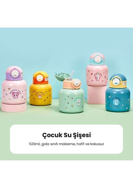 Sevimli Karikatür Termos 520ML (Yurt Dışından) fiyatları