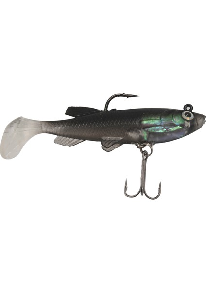 Adet Gelmesi 8 cm 14G Yumuşak Yem Kurşun Kafa Deniz Balık Lures Olta Takımı Keskin Tiz Kanca T Kuyruk (Yurt Dışından)