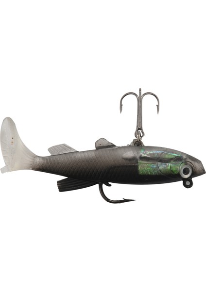 Adet Gelmesi 8 cm 14G Yumuşak Yem Kurşun Kafa Deniz Balık Lures Olta Takımı Keskin Tiz Kanca T Kuyruk (Yurt Dışından)