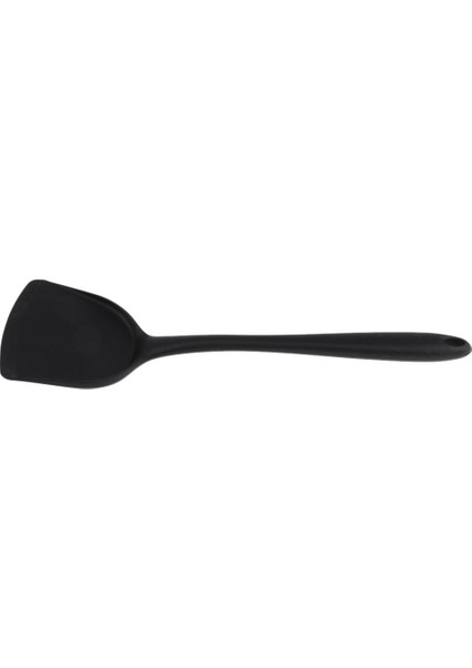 Silikon Spatula Pasta Fırçası Pişirme Pastası Kazık Fırçası Aracı Siyah (Yurt Dışından)