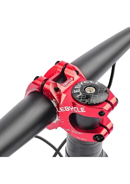 Bisiklet Kısa 28.6mm 1-1/8 31.8mm Kırmızı (Yurt Dışından)