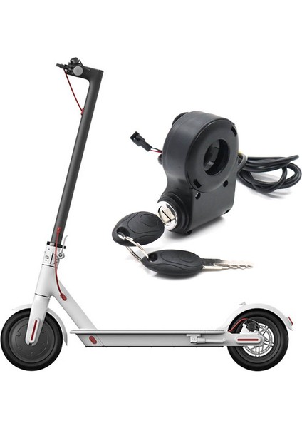 E-Bisiklet Kontak Kilit Anahtarı Başparmak Gaz Anahtarı Güç Kugoo M4 M5/xiao Mi M365 Evrensel Elektrikli Scooter Aksesuarları (Yurt Dışından)