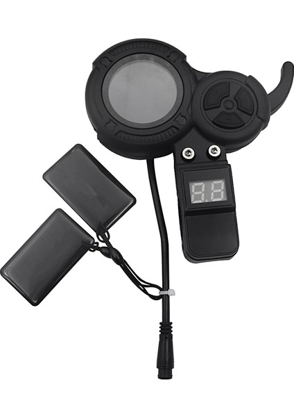 36V-60V E-Scooter LCD Ekran + Kontak Kilit Anahtarı Gaz Nfc Kartı Vsett 8 8+ 9 9+ Için Sıfır 8 9 10 8x 10X Z8 Pro (Yurt Dışından)
