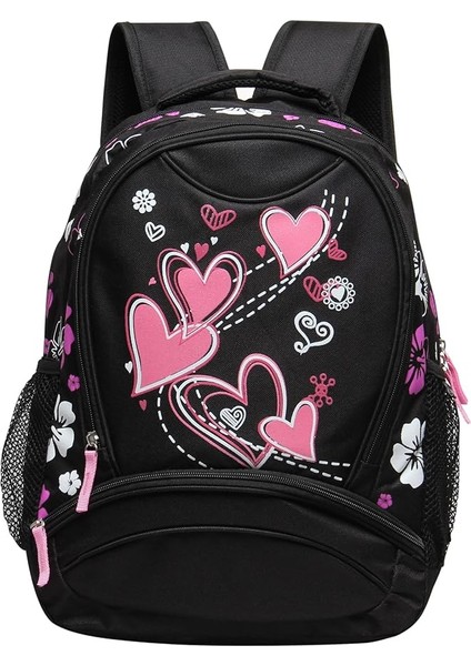 Sevimli Kız Sırt Çantası, Estetik Okul Çantaları, Gençler Için Sevimli Peluş Kolye ile Kitap Çantası (Yurt Dışından)