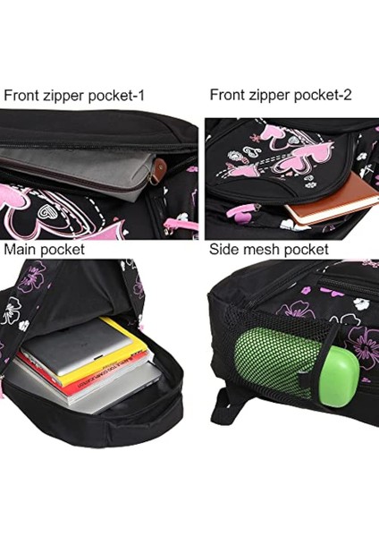 Sevimli Kız Sırt Çantası, Estetik Okul Çantaları, Gençler Için Sevimli Peluş Kolye ile Kitap Çantası (Yurt Dışından) fırsatları