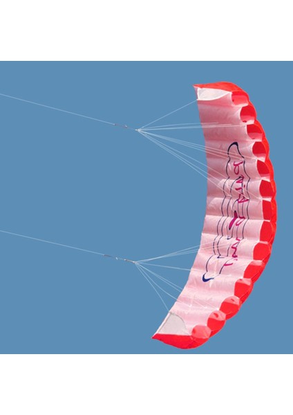 Kitesurf Eğitimi Için 2 Hatlı Parafoil Uçurtma Kırmızı (Yurt Dışından)