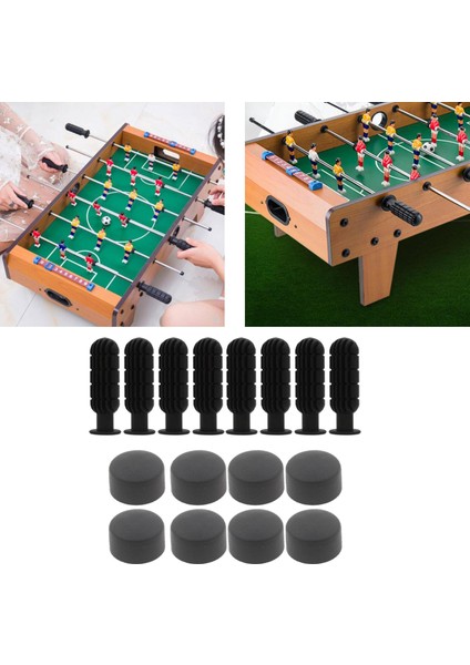 8 Çift Langırt Futbolu Sapları ve Uç Aksesuarlarını Değiş (Yurt Dışından)